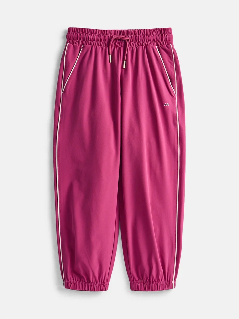 Athletic Works Girls Feather Stretch Joggers, Sizes 4-18 | Walmart (US)