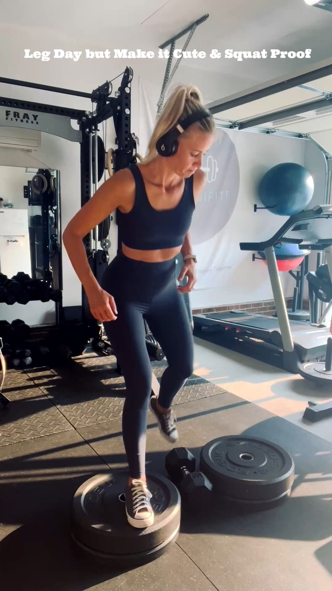 This navy matching set is one of my go-to gym outfits. It’s supportive, comfortable, squat-approved, and the leggings have a pocket (which is always a win 🙌).

Today’s workout featured deficit sumo squats—one of my favorite exercises for building strong glutes because of the increased range of motion and deeper stretch.

If you’ve been looking for activewear that’s functional and flattering!

#LTKActive #LTKOver40 #LTKfitnessgoals