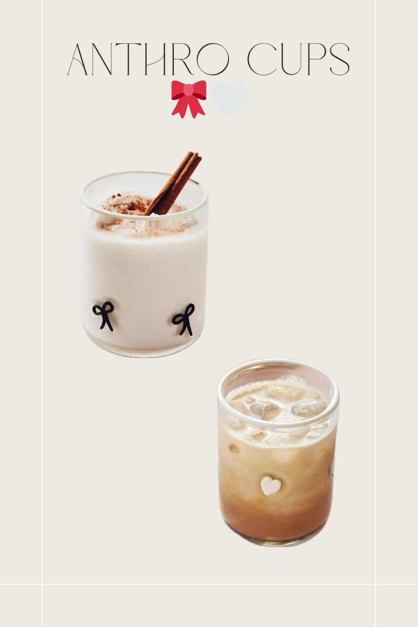 Finally gave in & bought the icon juice glasses from Anthropologie!! 
Went with the black bow & white heart designs so I can use them year round 🤍

#LTKFindsUnder50