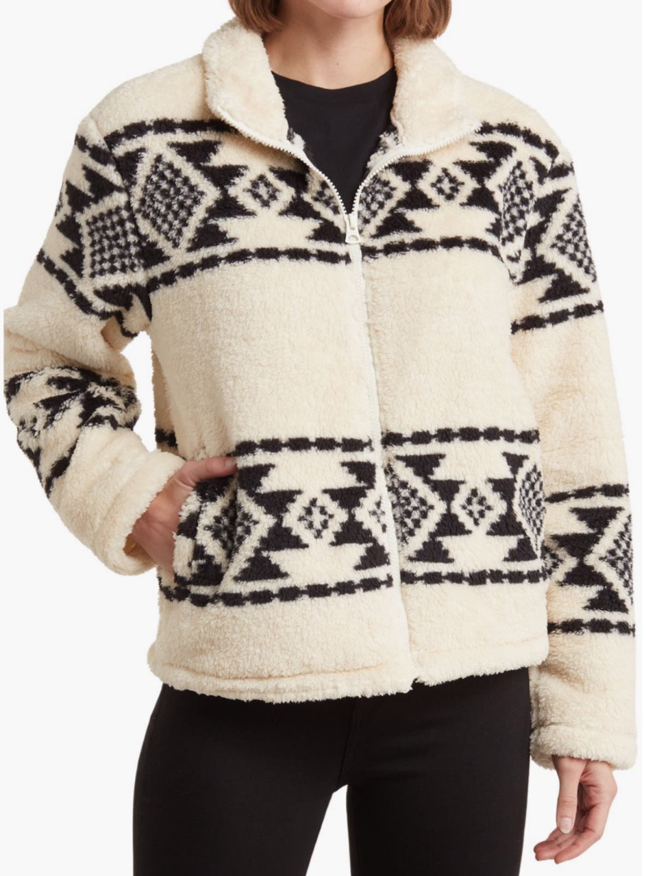 Fur zip jacket on major sale #cozy #travel #casual #jacket #nordstromrack 

#LTKGiftGuide #LTKSaleAlert