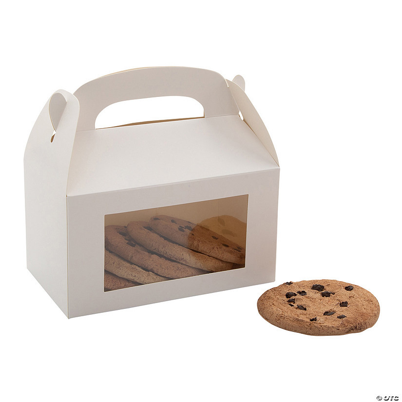 6" x 7" Cardstock Treat Boxes with Display Window - 12 Pc. | Oriental Trading Company