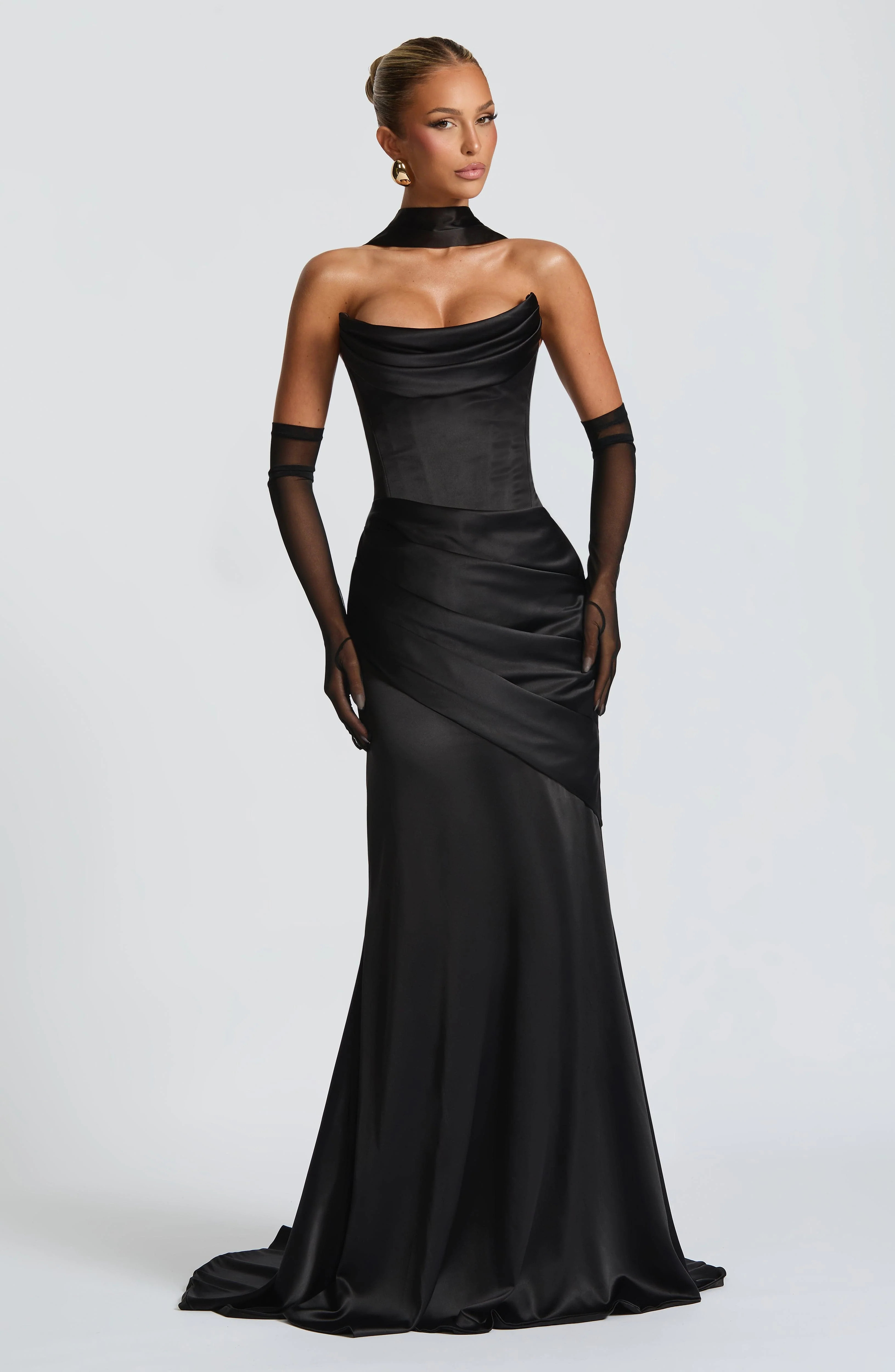 Kensington Maxi Dress - Black | Babyboo (global)