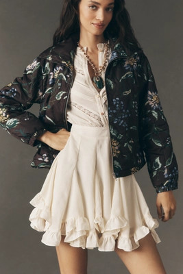 The Dahlia Floral Bomber Jacket | Anthropologie (US)