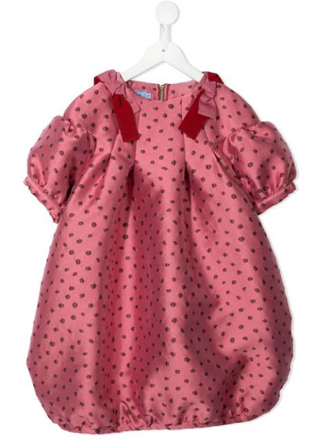 short-sleeve polka-dot dress | Farfetch (US)
