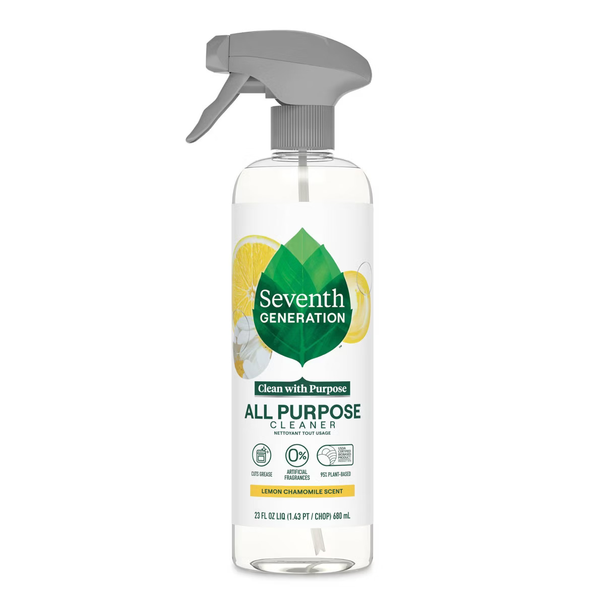 Seventh Generation Lemon All Purpose Cleaner Spray - 23 fl oz | Target