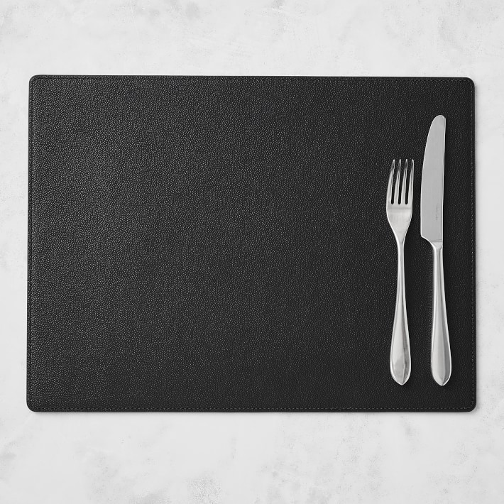Faux Shagreen Rectangle Placemat | Williams-Sonoma