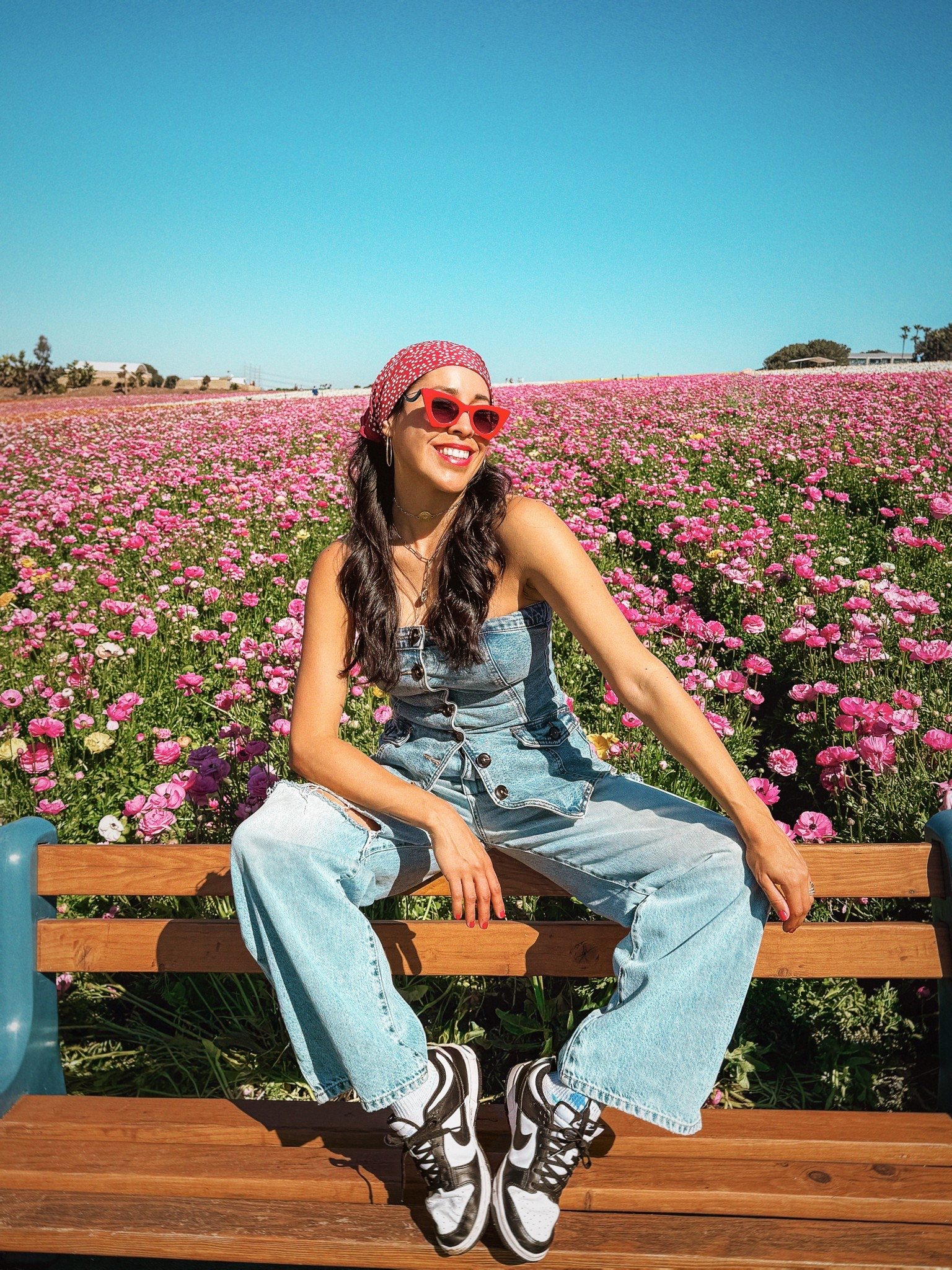 Spring denim! Blank nyc tube top and wide legged denim 

#LTKStyleTip #LTKSeasonal #LTKFestival