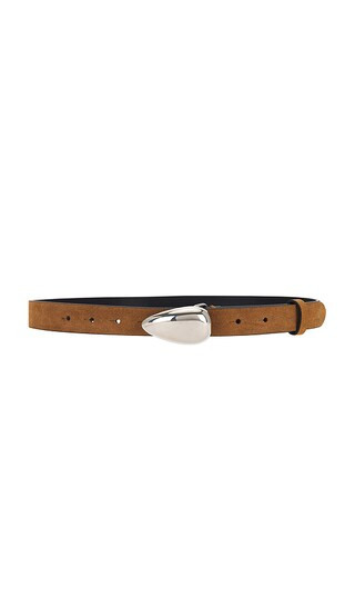 BLACK SUEDE STUDIO Bean Belt in Brown. - size S | Revolve Clothing (Global)