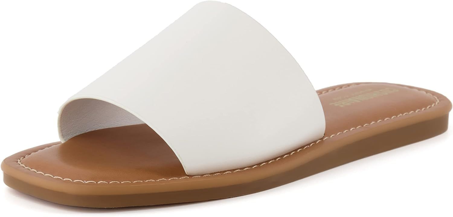 CUSHIONAIRE Women's Spicy slide Sandal with Memory Foam | Amazon (US)
