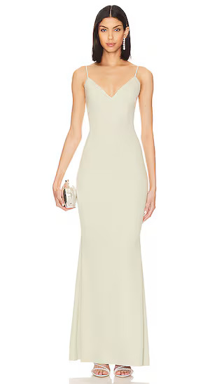 Bambina Gown in Sage | Revolve Clothing (Global)