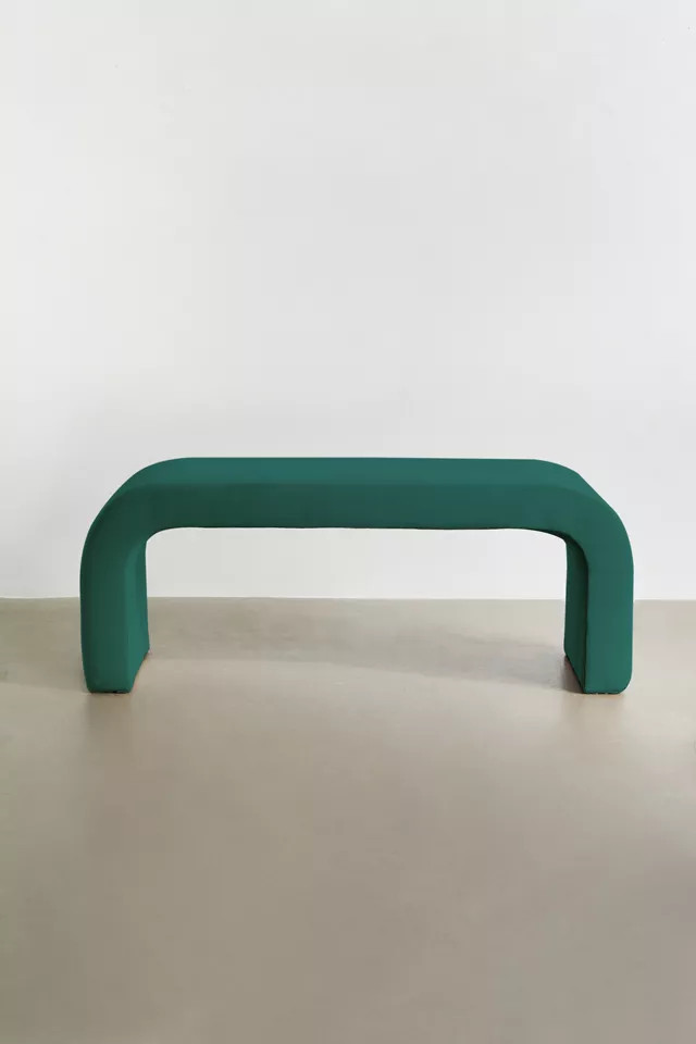 Sienna Velvet Bench | Urban Outfitters (US and RoW)
