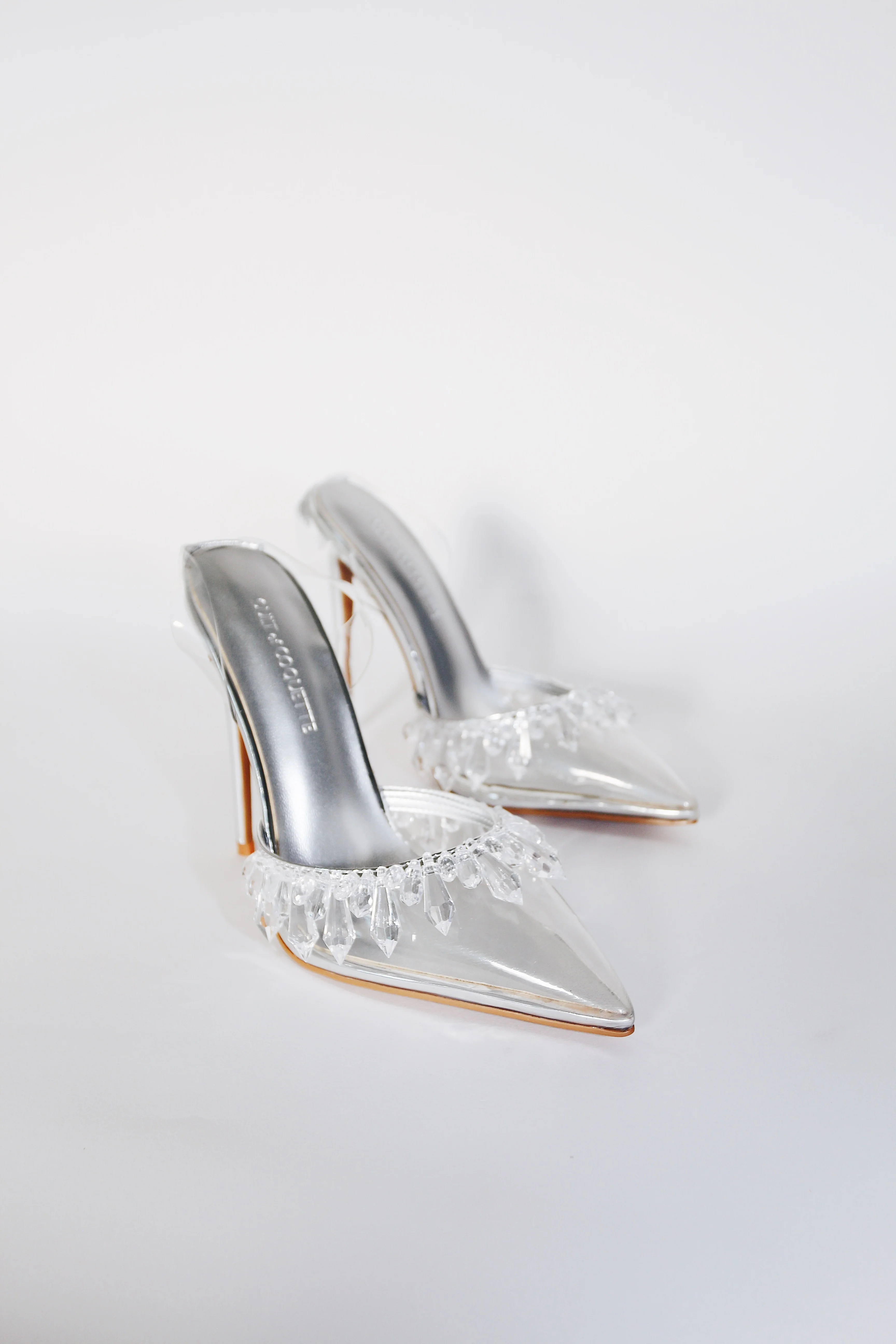 Candice Clear Drip Chandelier Slingback | CULT OF COQUETTE