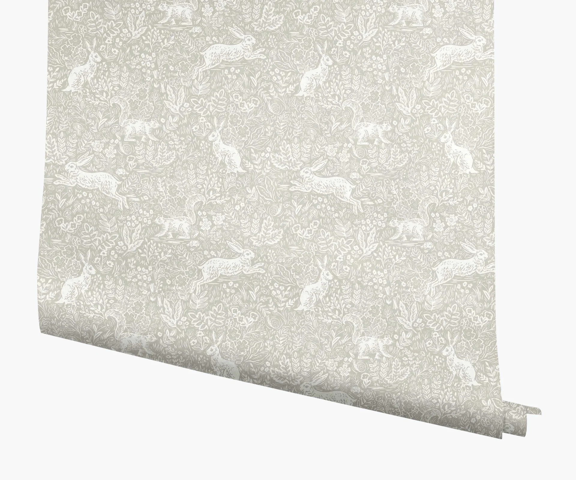 Fable Wallpaper - Linen | Rifle Paper Co.