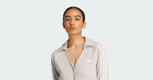 ADIDAS ORIGINALS BUTTON DOWN WAFFLE TOP
 - Grey | Free Shipping with adiClub | adidas US | adidas (US)