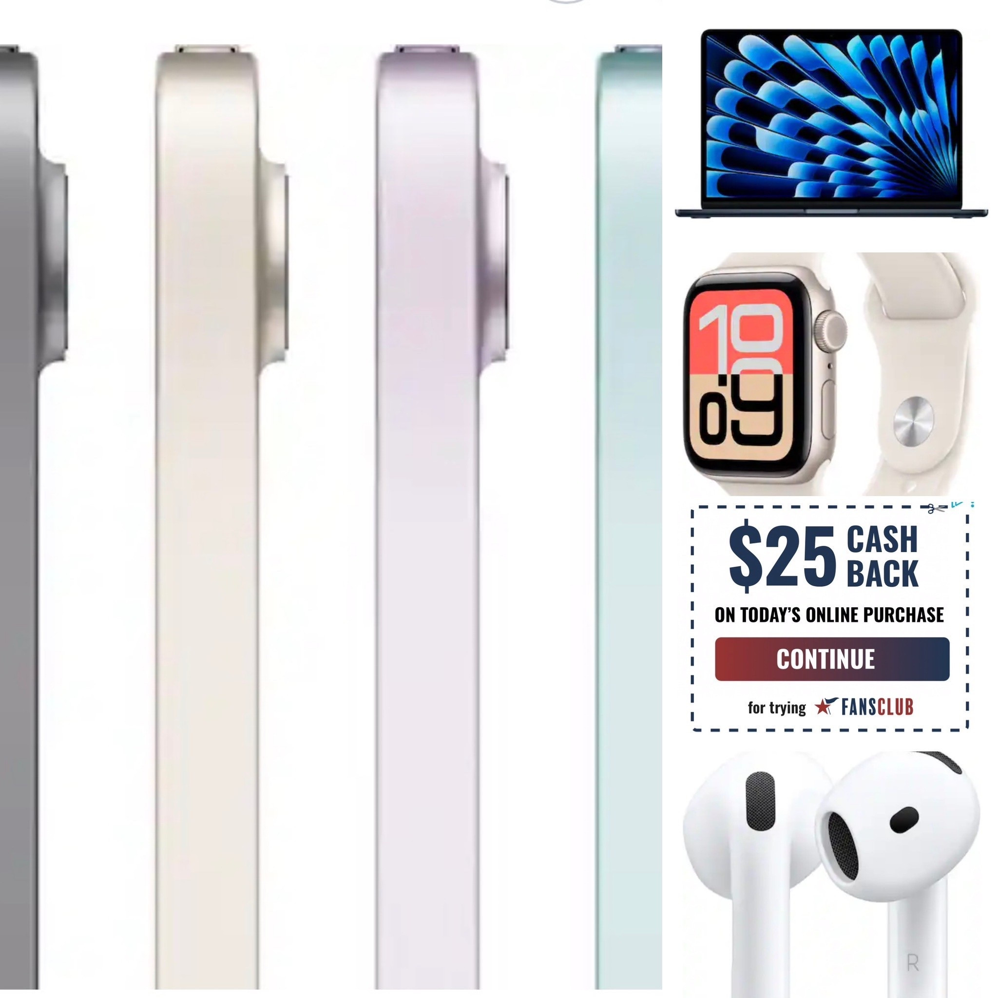 Today! Save hundreds (yes, $$$) here on Apple devices! $50-$100 off on Apple Watch with cellular, MacBook Air, iPad mini, AirPods and more. This deal is for a short time and only through one store. Click the link! #apple #applewatch #applesale 

#LTKHoliday #LTKGiftGuide #LTKSaleAlert