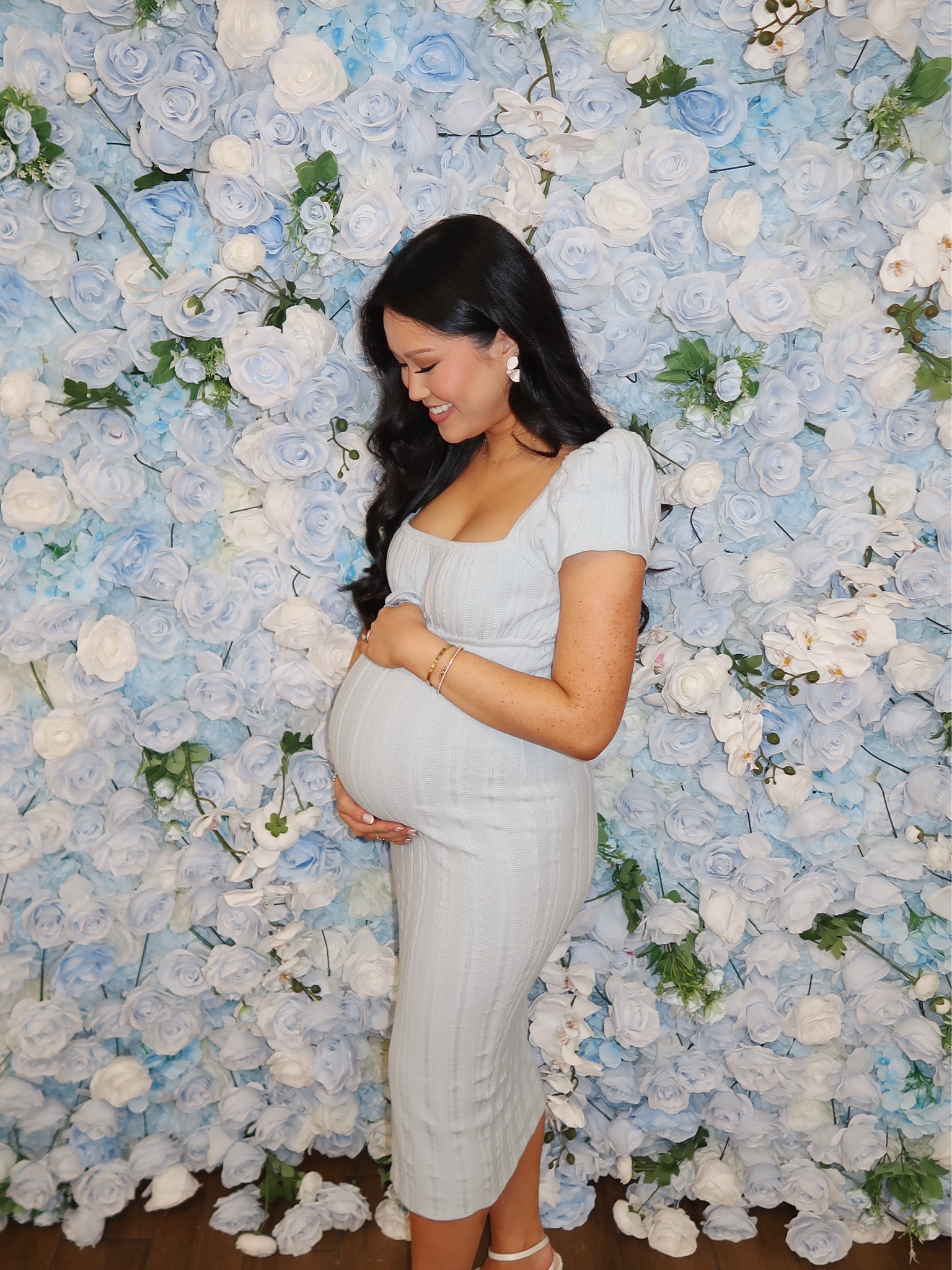 Baby shower dress 🩵🍼 Wearing size small!

#LTKBump #LTKBeauty #LTKStyleTip