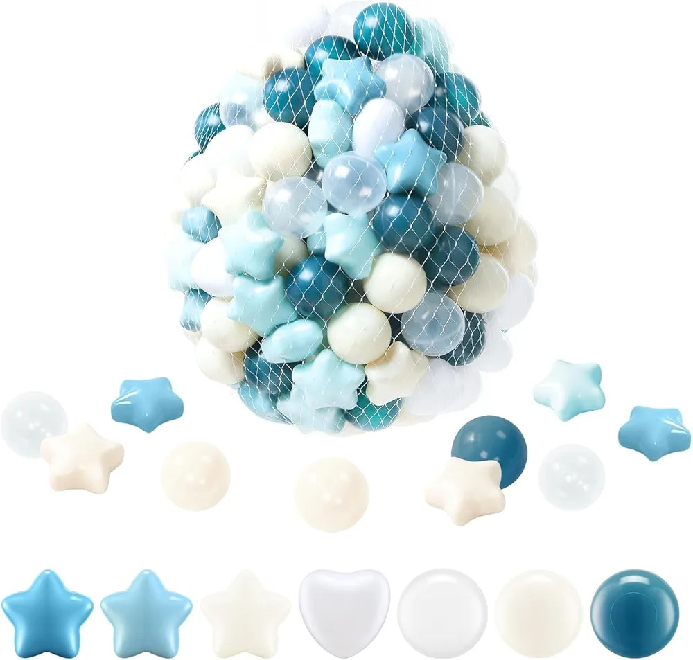 Ball Pit Balls, Safe Non-Toxic BPA-Free Crush-Proof Plastic Balls for Toddlers, Gift for Kids Bir... | Amazon (US)