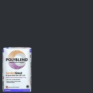 Custom Building Products Polyblend #60 Charcoal 25 lb. Sanded Grout PBG6025 | The Home Depot