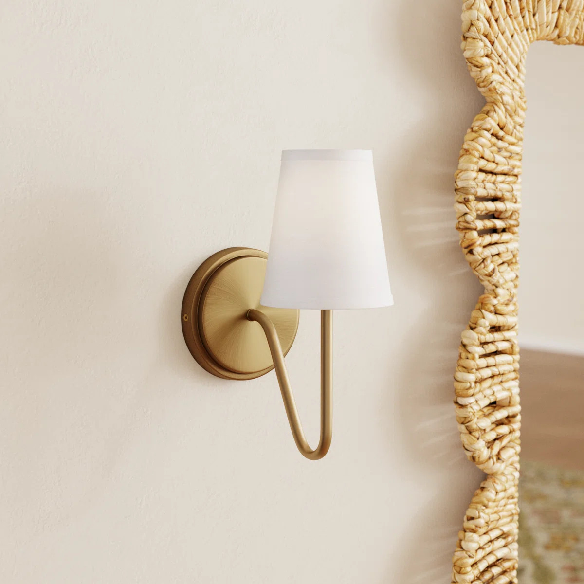 Ponta Stainless Steel Armed Sconce | Wayfair North America