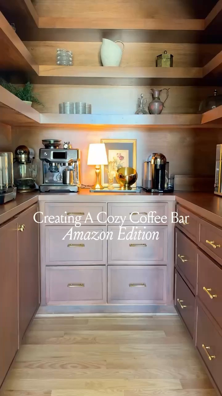 You’ll never regret creating an at-home cozy coffee bar! ☕️

#LTKHome #LTKdayinmylife #LTKmorningroutine