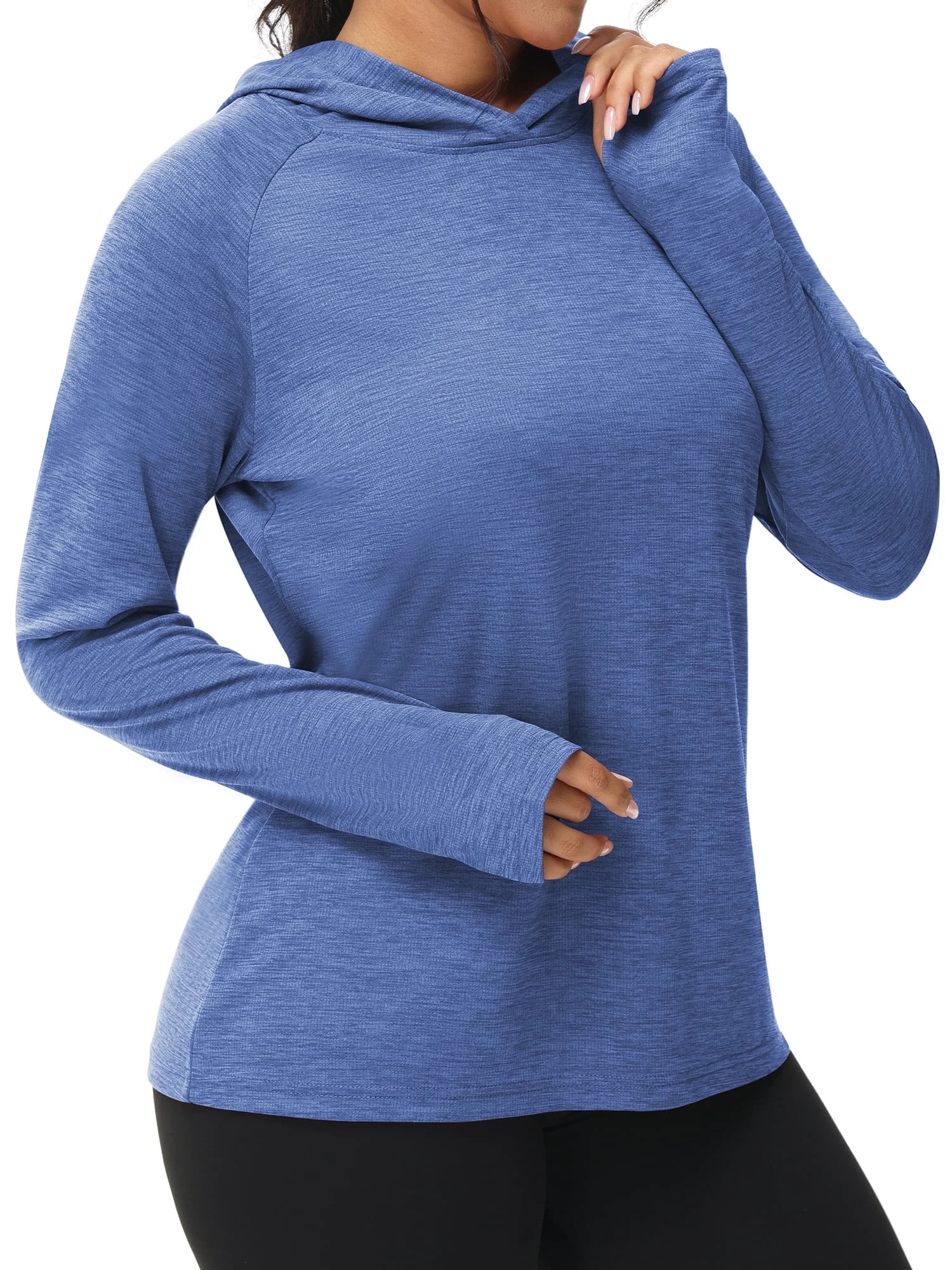 Satankud Women's UPF 50+ Sun Protection Long Sleeve Plus Size Hoodie Shirts for Fishing Hiking UV... | Walmart (US)