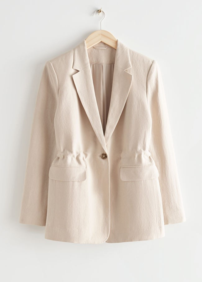 Silk Linen Blazer | & Other Stories US