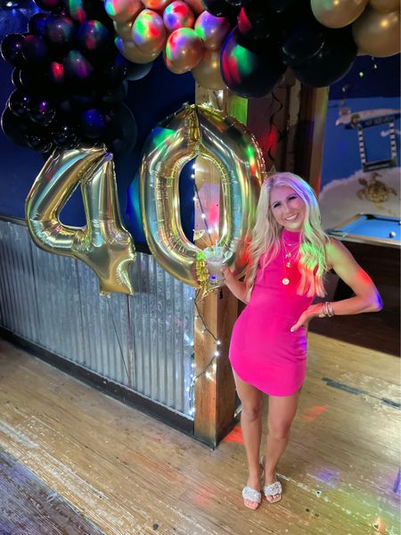 Pink party dress 40th birthday dress party dresses 

#LTKFind #LTKstyletip #LTKSeasonal