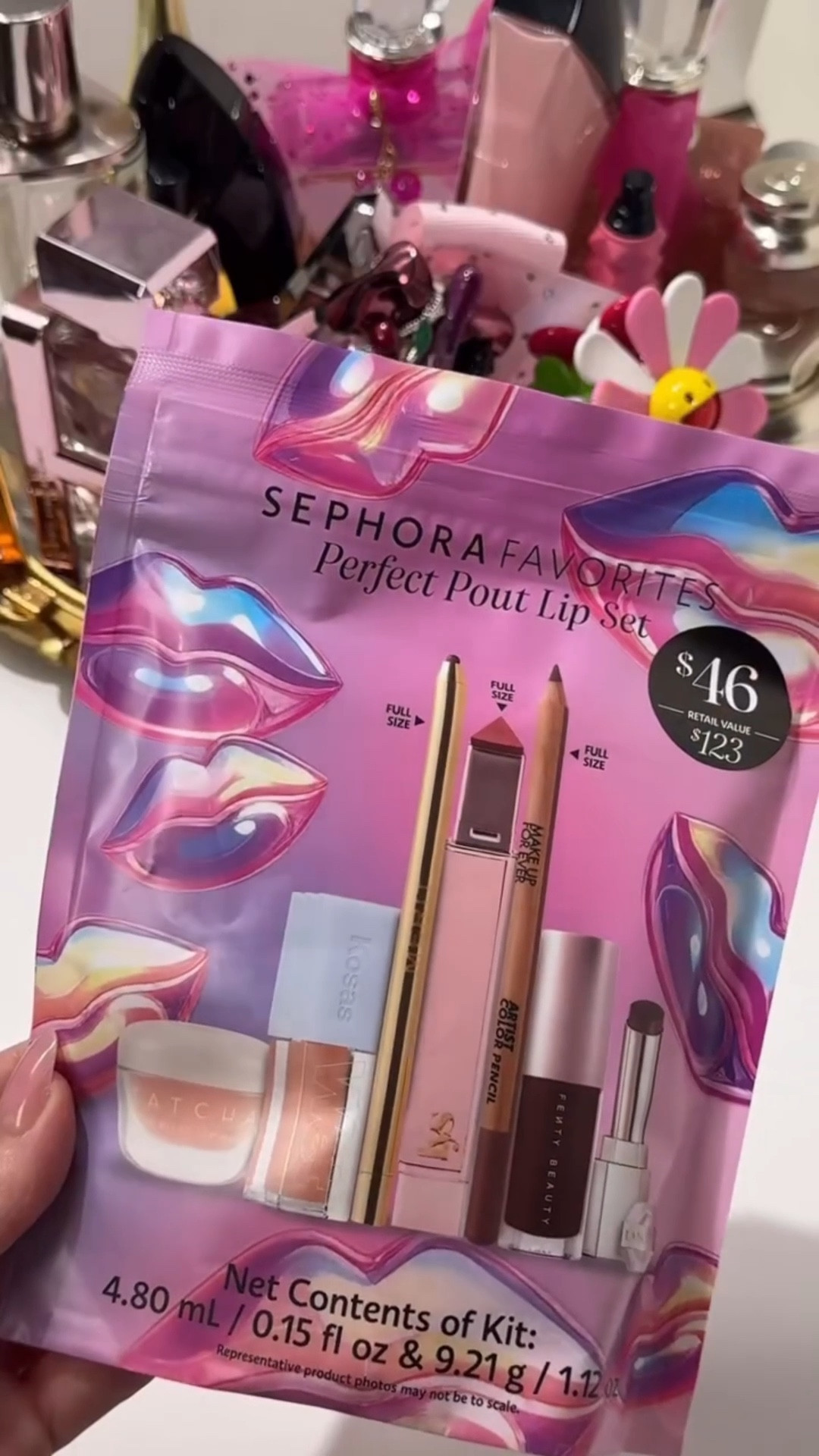 New Sephora Favorites lip set - these are always my favorite and are such a good value, this has 3 full size lip products and 4 deluxe sizes - the set is $46 and has a retail value of $123
#sephorahaul #newmakeup #makeupdeals #makeupsale #lipglosses

#LTKFindsUnder50 #LTKBeauty #LTKSaleAlert