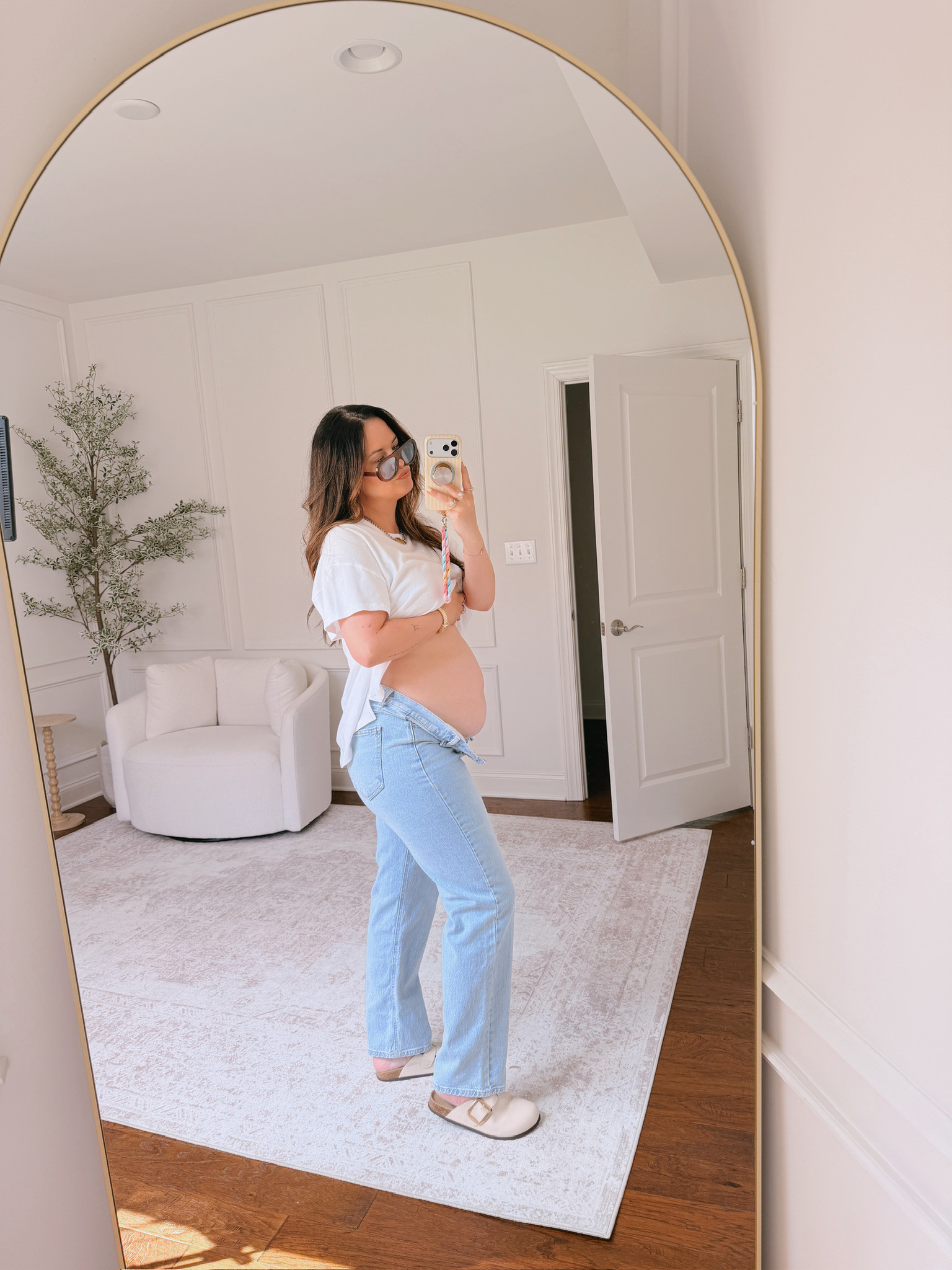 wearing the jeans in a size 12
Anti-pooch outfits, cool mom outfit

 

 #LTKgrwm #LTKootd #LTKMidsize
