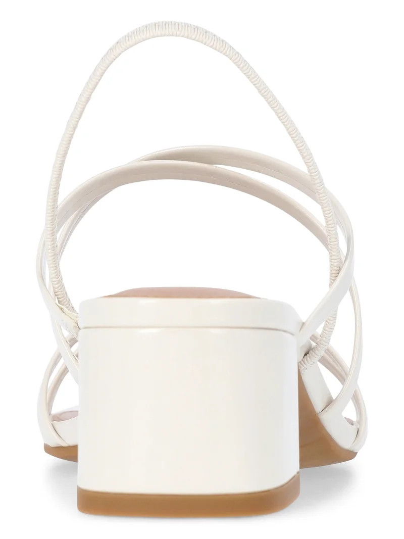 Time and Tru Women's Strappy Block Heel Sandals | Walmart (US)