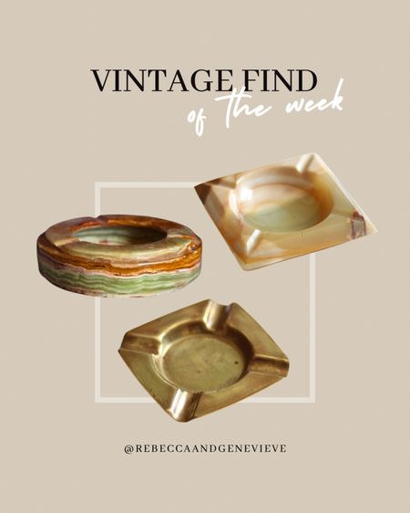 These vintage ashtrays are a perfect decor piece 👌🏼
-
Etsy finds. Home decor. Vintage decor. Antique shopping. Vintage find. 

#LTKfindsunder50 #LTKhome