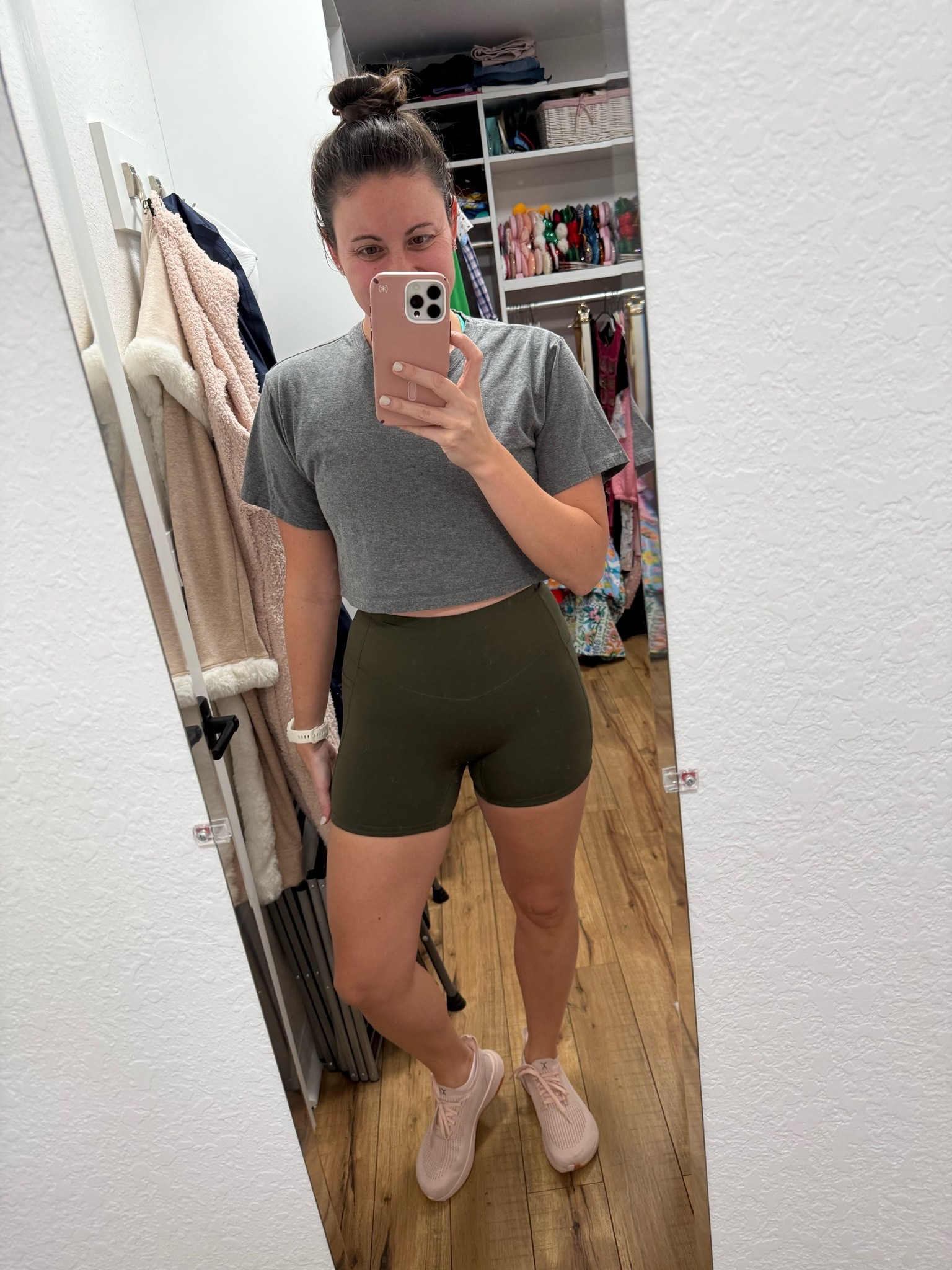 Let’s walk it out! Casual athleisure look great for lounging, working out, walking, and errands! I love these bike shorts from Halara as they don’t slip or move thanks to the rubber banding! A pack of Amazon cropped Ts are perfect for everything and the flux footwear shoes are super comfy for walks!

#LTKdayinmylife #LTKootd #LTKgrwm