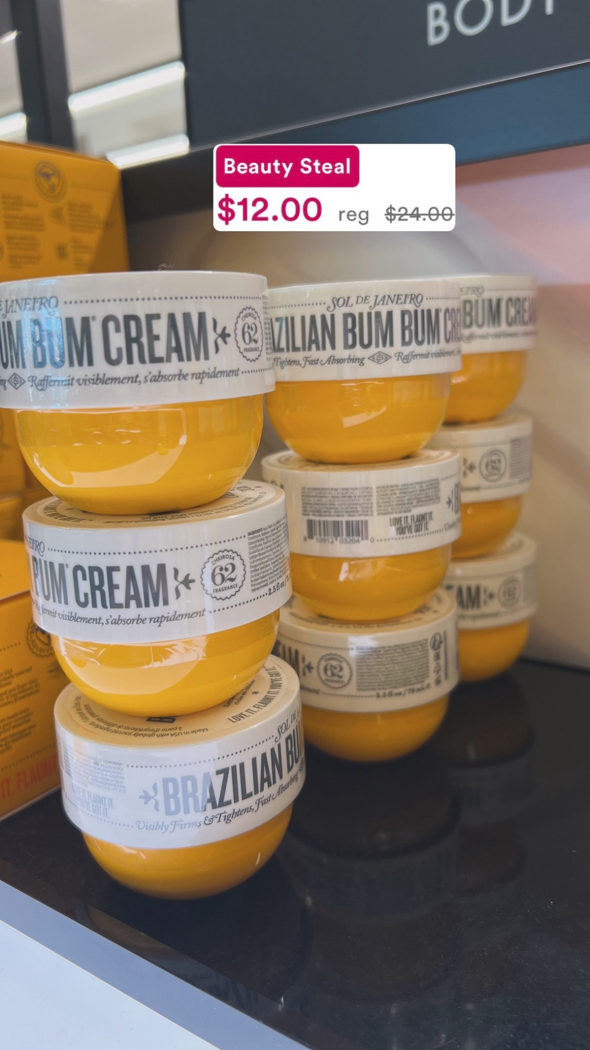 Sol de Janeiro Brazilian Bum Bum Visibly Firming Refillable Body Cream with Caffeine-Rich Guaraná Exctract on sale! 

#LTKselfcare #LTKBeauty #LTKSaleAlert