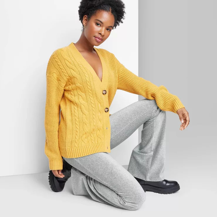 Women's Low-Rise Velour Rib Flare Pants - Wild Fable™ | Target