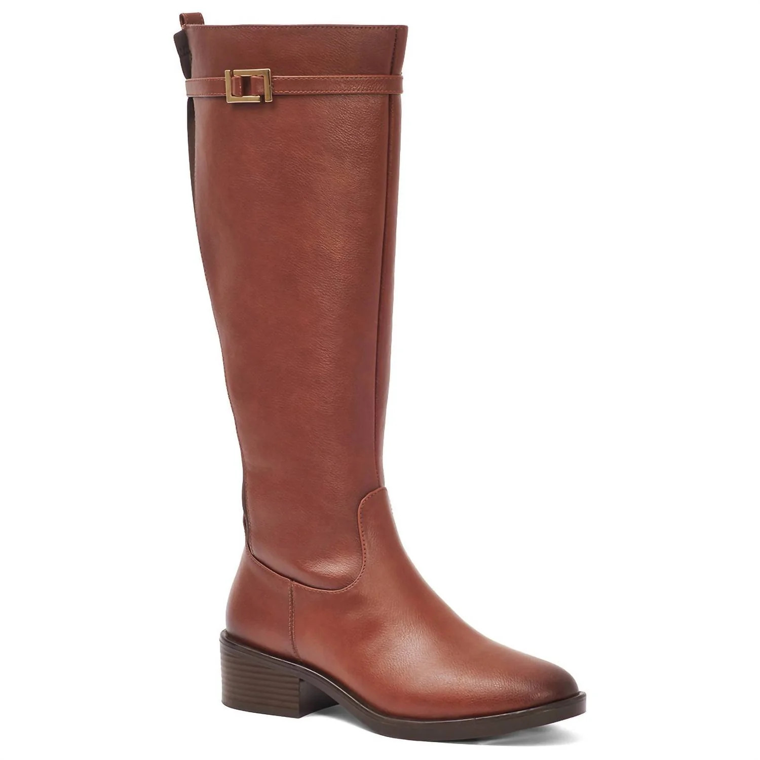 Women's Tall Riding Boots In Tan | Shop Simon