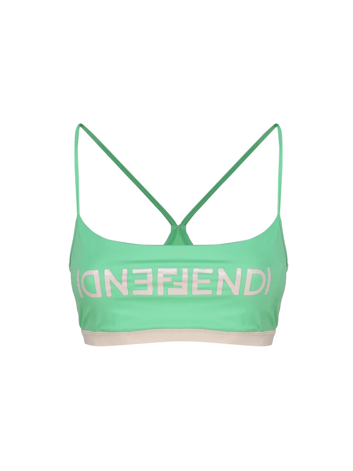 Fendi Logo Embellished Bra Top | Cettire Global