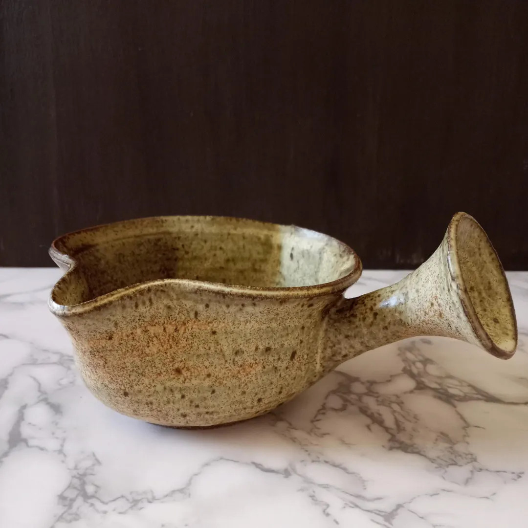 Vintage Gail Martin Pottery Bowl: Handmade Double Spout Gravy Server | Etsy (US)