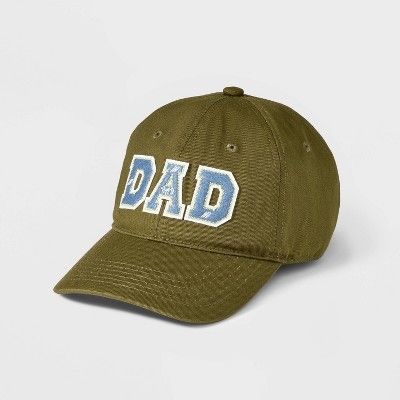 Men's Rad Dad Baseball Hat with Felt Patch Embroidery - Goodfellow & Co™ Green | Target