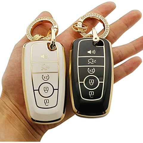 Amazon.com: Gematay for Ford Key Fob Cover with Keychain, Key Shell Case for Ford Edge Escape Expedi | Amazon (US)
