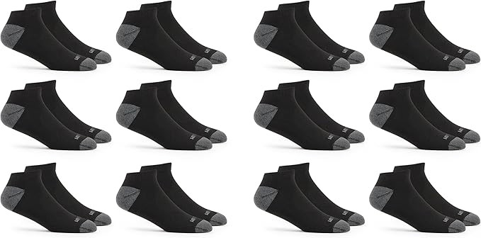 Fruit of the Loom Men's Dual Defense No Show Socks (12 Pack) | Amazon (US)