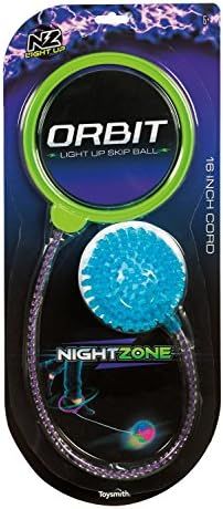 Toysmith NightZone Orbit Light Up Skip Ball - Colors Vary | Amazon (US)