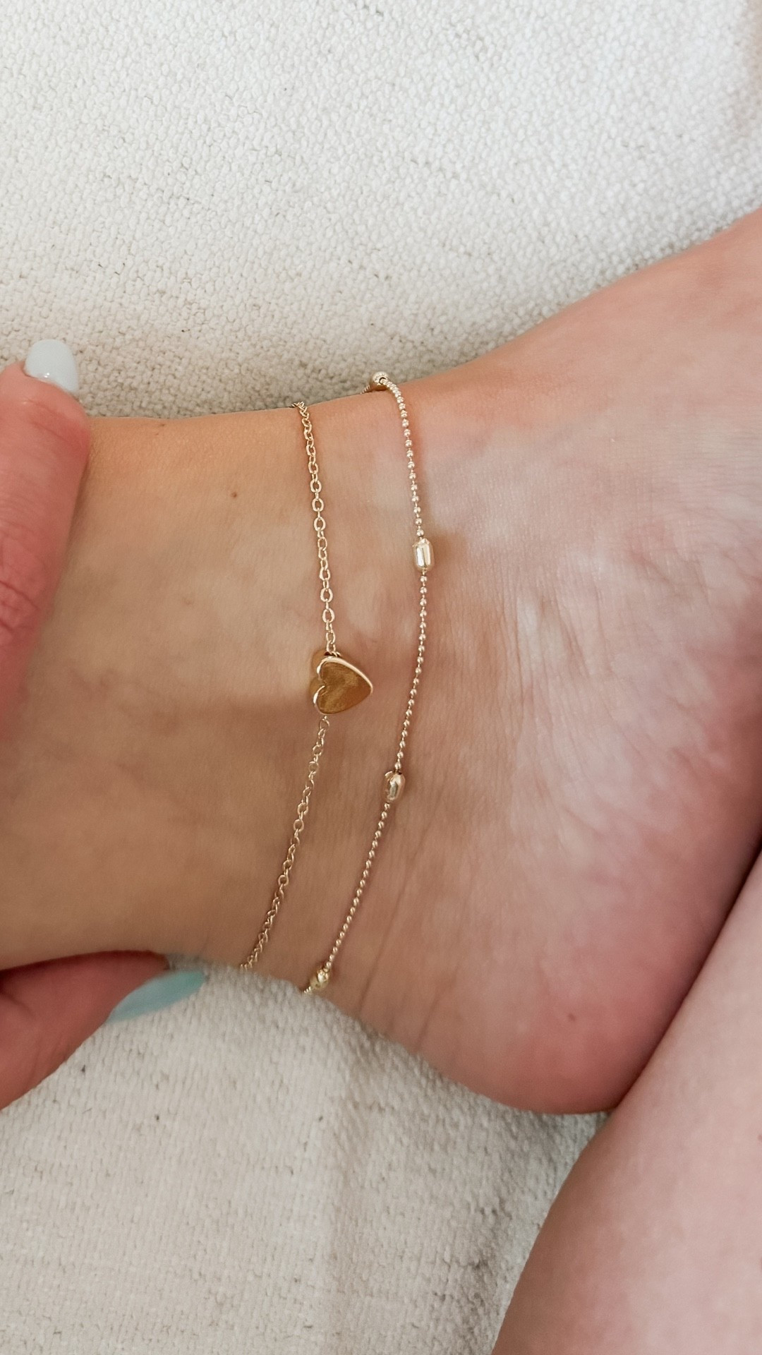 Anklets are the cutest girly touch ✨