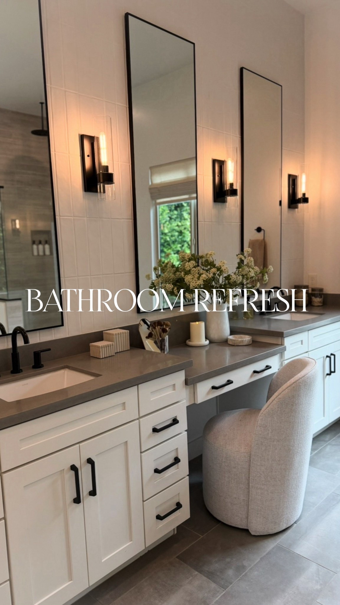 #ad #WayfairPartner #Wayfair 

Thinking about a bathroom remodel?  This was a very light bathroom refresh we did a few years ago because we weren’t ready to do a full remodel. The majority of the items we use in our bathroom refresh were from @Wayfair and really allowed us to stay within our limited budget. I’ve linked many of the items we used along with others we love. ￼￼ ￼￼

#LTKSeasonal #LTKHome #LTKfitnessgoals