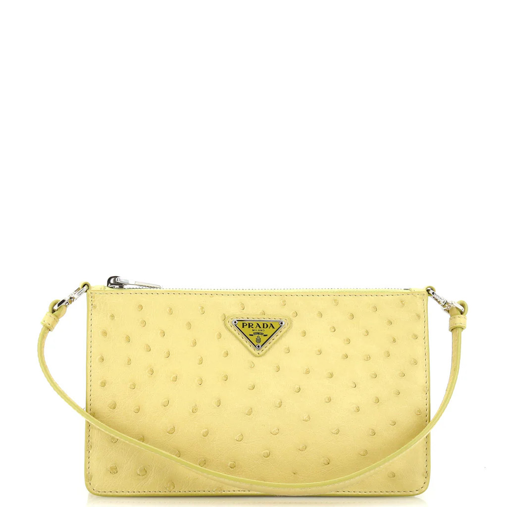 Zip Shoulder Bag Ostrich Mini | Rebag