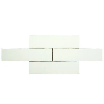 Tivoli 3" x 12" Ceramic Field Tile in Bianco | Wayfair North America
