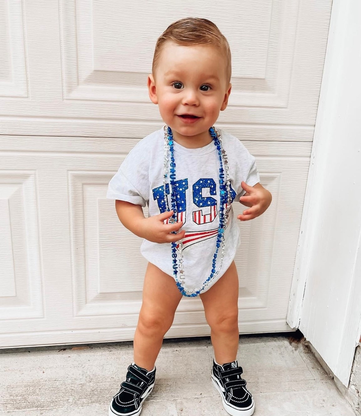 The cutest baby 4th of July outfit! ❤️💙#babyromper #4thofjulyoutfit #memorialday #usa 

#LTKBaby #LTKKids #LTKootd
