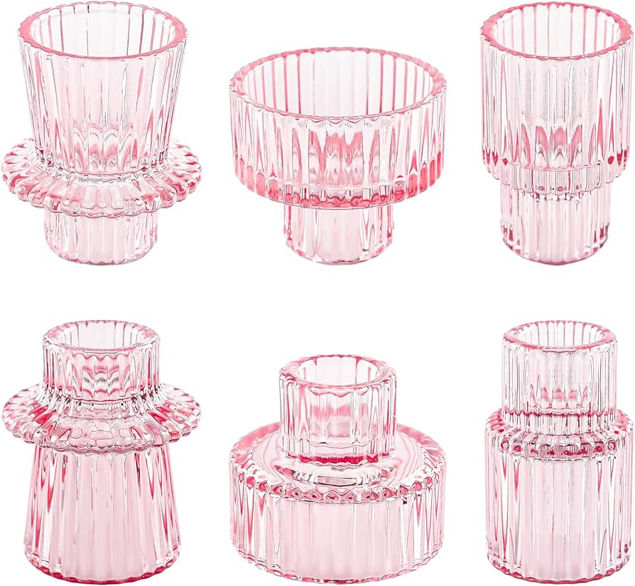 Taper Votive Candle Holder for Pillar Candles Tealight, Candlestick Holder for Wedding Christmas ... | Amazon (US)