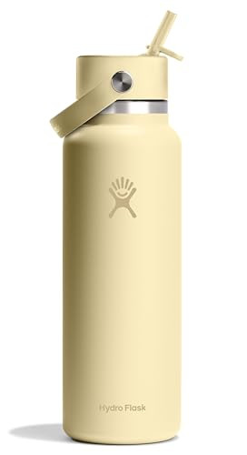 Hydro Flask 40 Oz Wide Mouth Flex Straw Cap Starlight | Amazon (US)