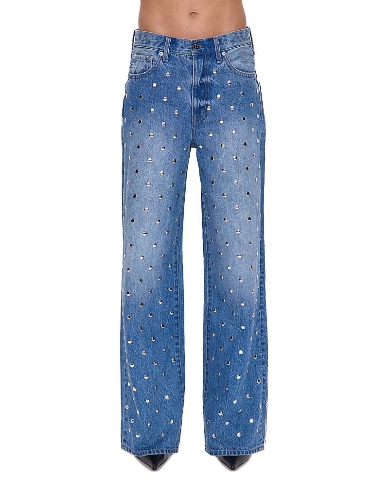 Pistola Hendrix High Rise Embellished Baggy Jeans in Charmed | Bloomingdale's (US)