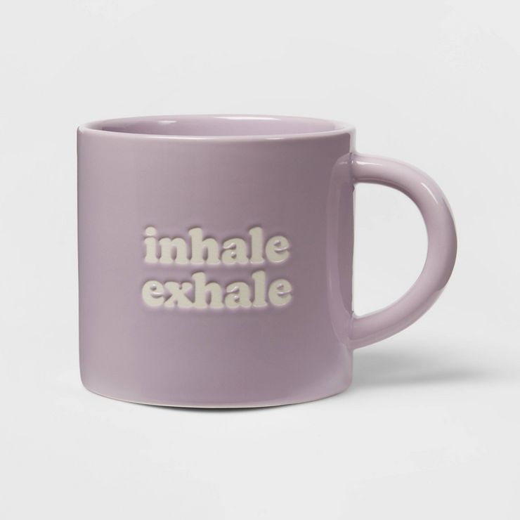 16oz Drinkware Mug Inhale Exhale Lavender - Room Essentials™ | Target